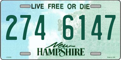 NH license plate 2746147