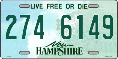 NH license plate 2746149
