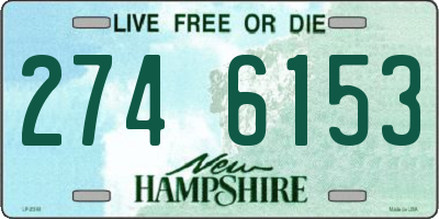 NH license plate 2746153
