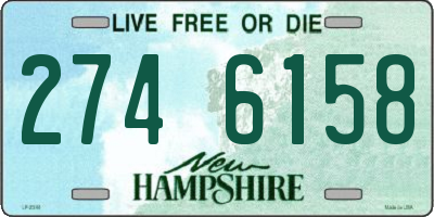 NH license plate 2746158