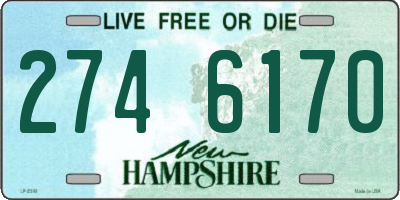 NH license plate 2746170