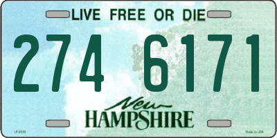 NH license plate 2746171
