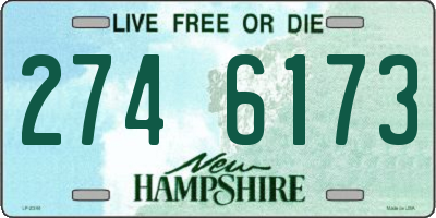 NH license plate 2746173