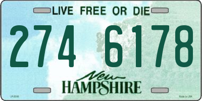 NH license plate 2746178