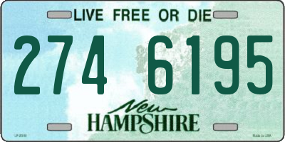 NH license plate 2746195