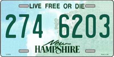 NH license plate 2746203
