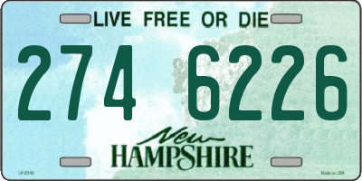 NH license plate 2746226