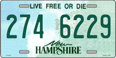 NH license plate 2746229
