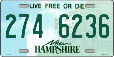 NH license plate 2746236