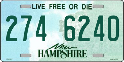NH license plate 2746240