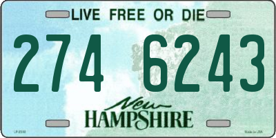 NH license plate 2746243