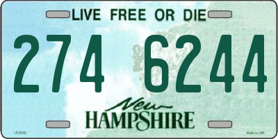 NH license plate 2746244