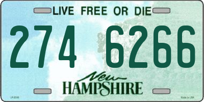 NH license plate 2746266