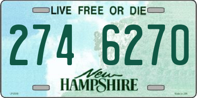 NH license plate 2746270