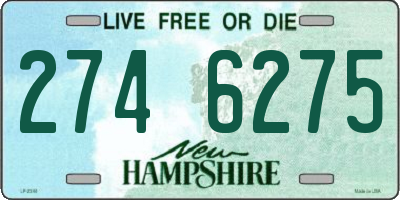 NH license plate 2746275