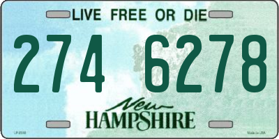 NH license plate 2746278