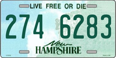 NH license plate 2746283