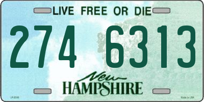 NH license plate 2746313