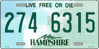 NH license plate 2746315