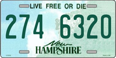 NH license plate 2746320