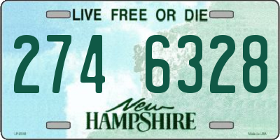 NH license plate 2746328