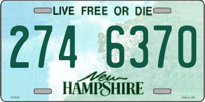 NH license plate 2746370