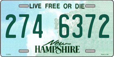 NH license plate 2746372