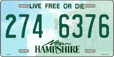 NH license plate 2746376
