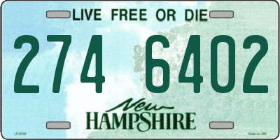 NH license plate 2746402