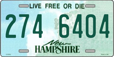 NH license plate 2746404