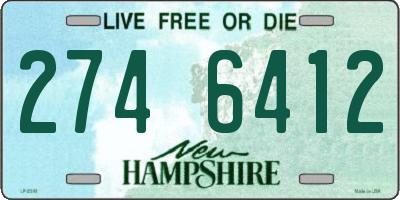 NH license plate 2746412