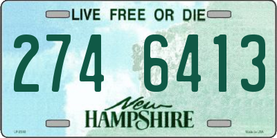 NH license plate 2746413