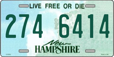 NH license plate 2746414