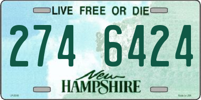 NH license plate 2746424
