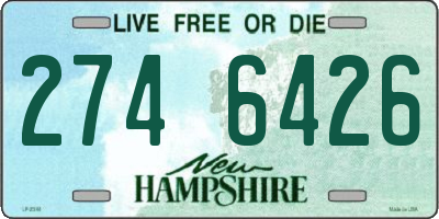 NH license plate 2746426