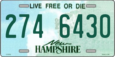NH license plate 2746430