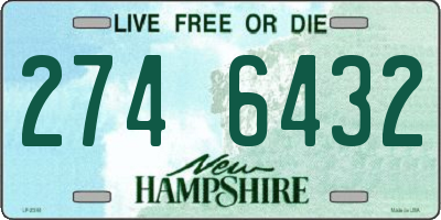 NH license plate 2746432