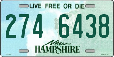 NH license plate 2746438
