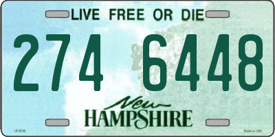 NH license plate 2746448