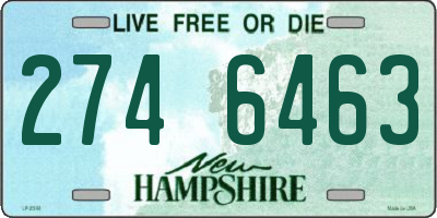NH license plate 2746463