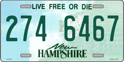 NH license plate 2746467