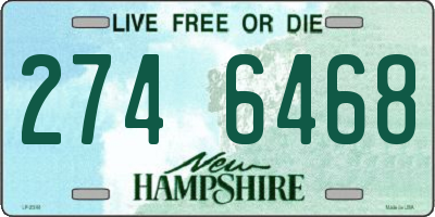 NH license plate 2746468