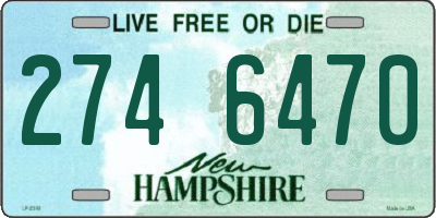 NH license plate 2746470