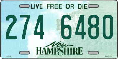 NH license plate 2746480