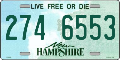 NH license plate 2746553