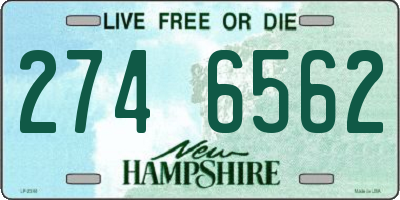 NH license plate 2746562