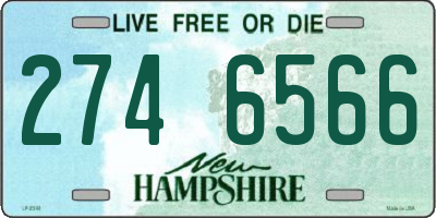 NH license plate 2746566