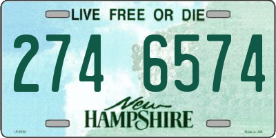 NH license plate 2746574