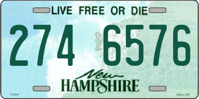 NH license plate 2746576