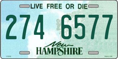 NH license plate 2746577